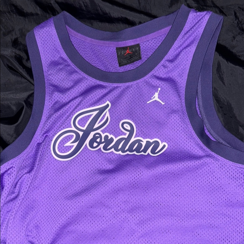 Jordan Purple Basketball Jersey